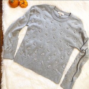 (S) Michael Michael Kors rhinestone sweater
